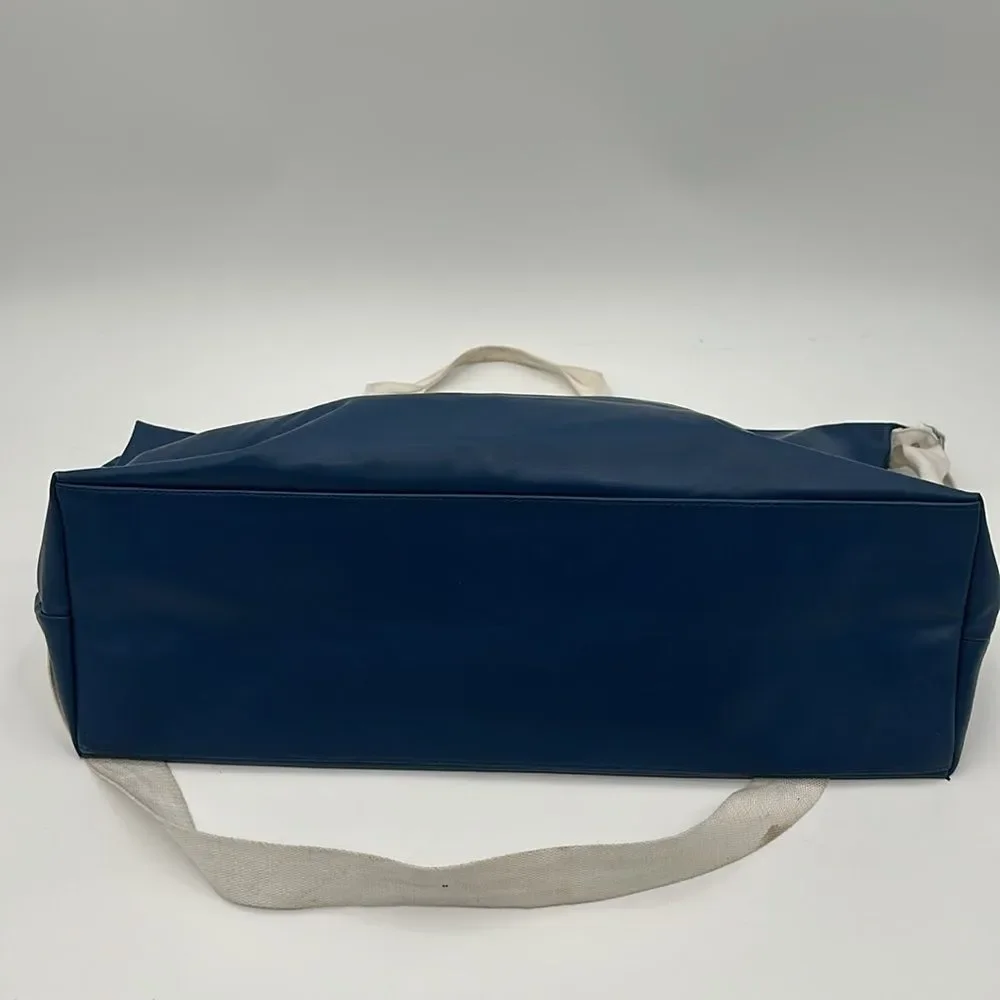 Calvin Klein Frangrances Bag Vintage Blue White Duffel Travel Weekender Gym